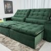 Sofa-Retratil-Reclinavel-Master-2.90m-Veludo-Verde-A27