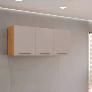 Aéreo Triplo New Valência Cinamomo/Off Larg. 1.20m - Sallêto