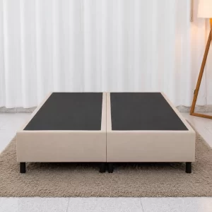 Base Box Casal Bipartida 138x188x37 Sued Bege - Ortobel