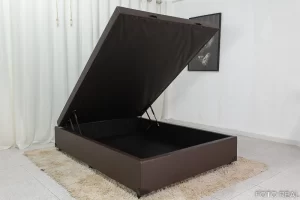 Box Baú Casal Eli Korino Marrom Blindado 138x188x42 - Nature