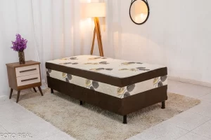 Cama Box Solteiro D-28 Nosso Sonho 88X188