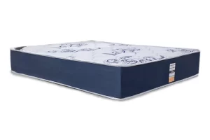 Colchão Queen Clean Azul 158x198x32 Molas Ensacadas Lestespuma | Suporta até 240kg