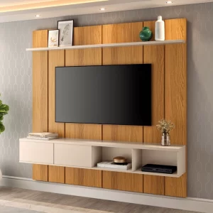 Home Suspenso 1,80m Master Cinamomo/off para TVs até 70" - HB Móveis