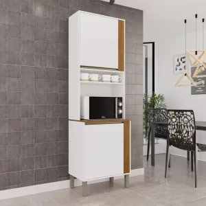 Torre Quente Cozinha Pérola Branco/Cinamomo - Sallêto