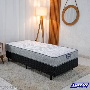 UniBox Solteiro Supreme Natural D28 138x88x53 Cinza - Gazin